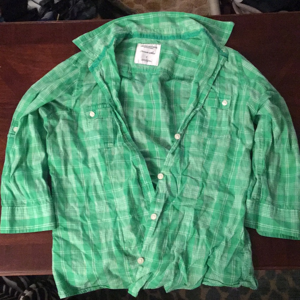 American eagle button up